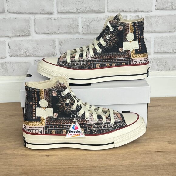 ❤️Converse x Isabel Marant Chuck 70 Hi 10 Womens Shoes Black Vanilla Ice A14800C - Picture 2 of 14